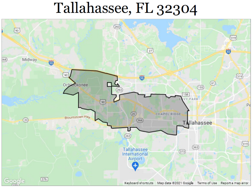 Tallahassee Zip Code